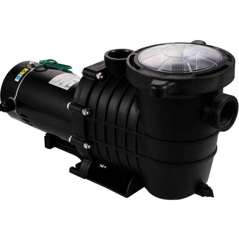 VEVOR Pool Pump 2.0HP 110V, Powerful Self-priming Pump 1500W 6657GPH, In/Above Ground Swimming Pool Pump, Single Speed Filter Pump w/ Strainer Basket, High Flow Pool Pump