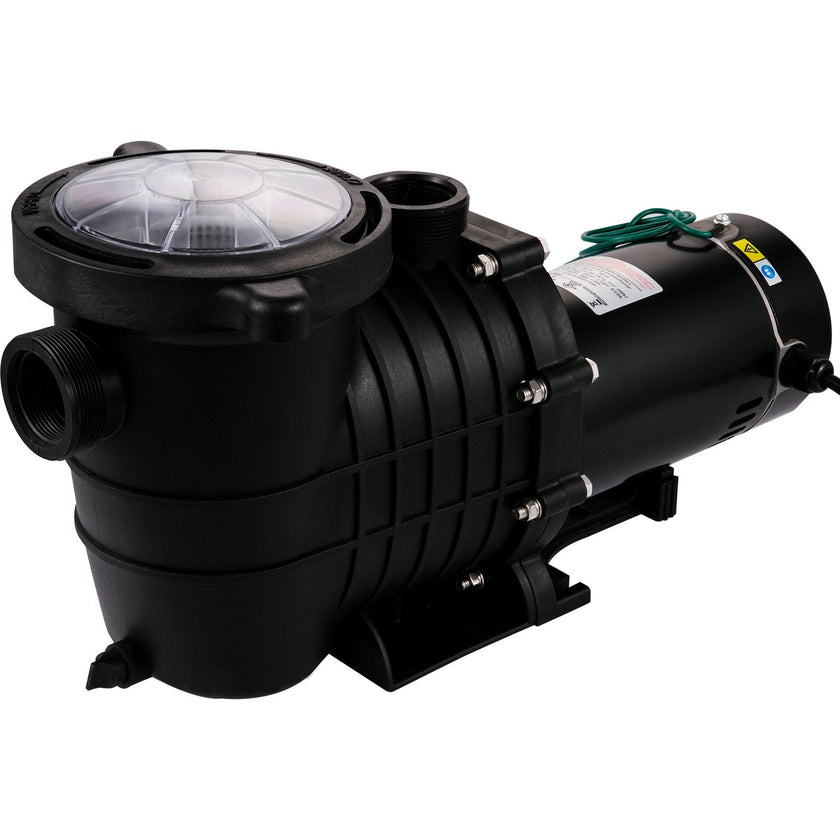 VEVOR Pool Pump 2.0HP 110V, Powerful Self-priming Pump 1500W 6657GPH, In/Above Ground Swimming Pool Pump, Single Speed Filter Pump w/ Strainer Basket, High Flow Pool Pump