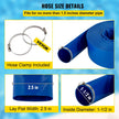 VEVOR Discharge Hose Lay Flat Hose 1-1/2