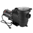 VEVOR Above Ground Pool Pump, 1.5 HP, 100 GPM Single Speed Swimming Pool Pump, 110V/240V 3450 RPM 50.9 ft Max Head Pool Pump with Filter Basket, for Above Ground Pools Hot Tubs Spas