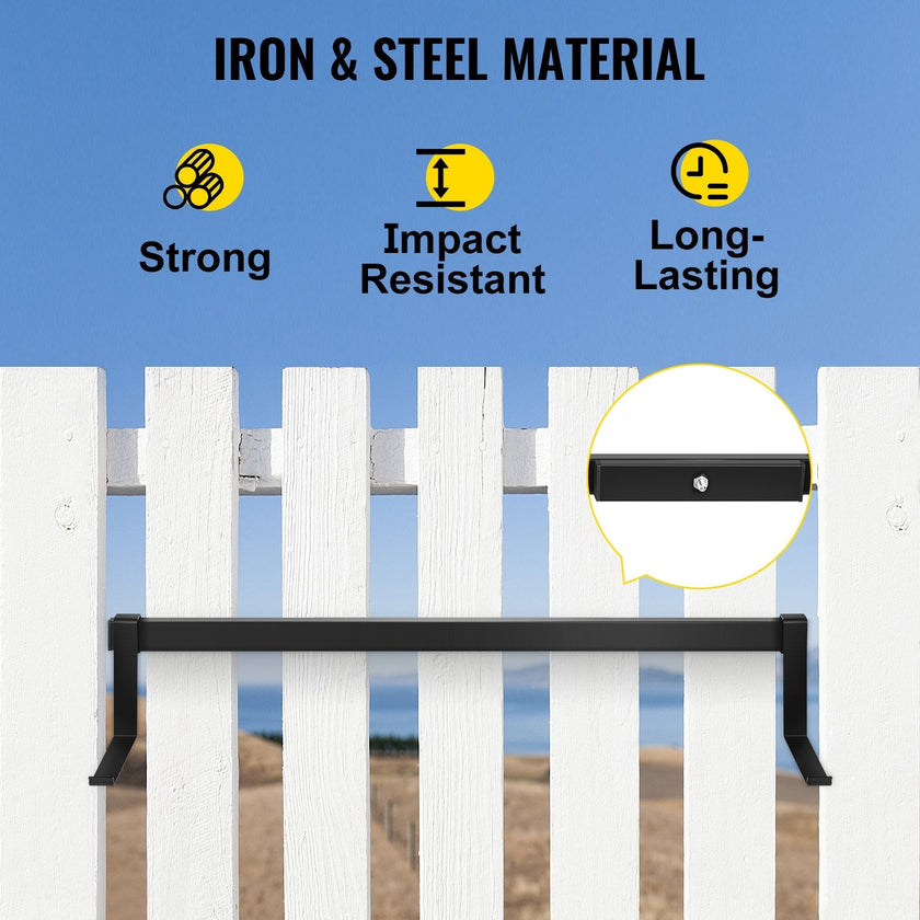 VEVOR Window Box Brackets 88lbs Planter Box Brackets 35.4 x 7.8 x 5.9 in Black Planter Mounting Bracket Iron Material Black Window Box Hanger Bracket for Flower Box Durable Window Box Holder