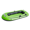VEVOR Inflatable Boat, 2-Person Inflatable Fishing Boat, Strong PVC Portable Boat Raft Kayak, Includes 45.6 in Aluminum Oars, High-Output Pump and Fishing Rod Holders, 500 lb Capacity for Adults, Kids