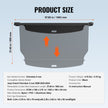 VEVOR Retractable Cargo Cover for Jeep Grand Cherokee 2 Row 2022-2024 OEM Design