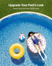VEVOR Round Pool Liner 18ft Unibead Style Pool Liner 52in Wall Height