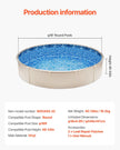 VEVOR Round Pool Liner 18ft Overlap Style Pool Liner 54in Wall Height