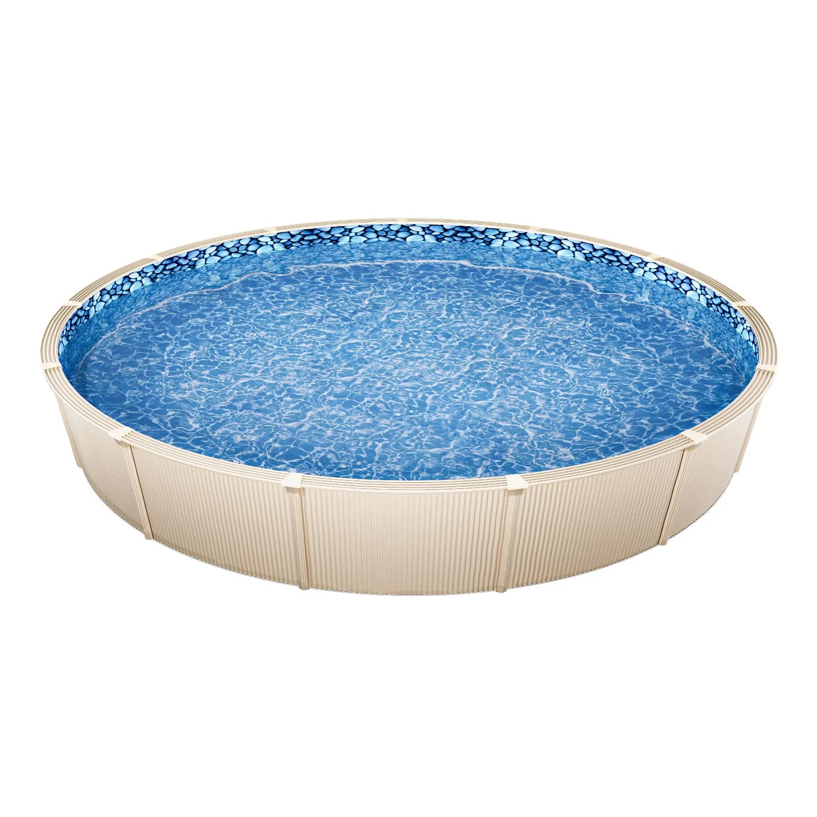 VEVOR Round Pool Liner 18ft Overlap Style Pool Liner 54in Wall Height