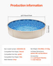 VEVOR Round Pool Liner 24ft Unibead Style Pool Liner 52in Wall Height