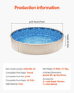 VEVOR Round Pool Liner 24ft Overlap Style Pool Liner 54in Wall Height