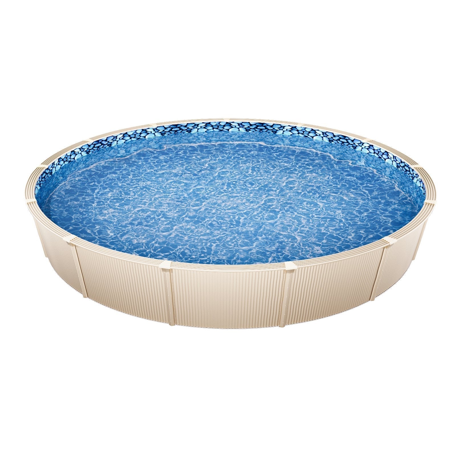 VEVOR Round Pool Liner 30ft Overlap Style Pool Liner 54in Wall Height