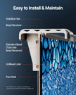 VEVOR Round Pool Liner 30ft Unibead Style Pool Liner 52in Wall Height