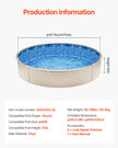 VEVOR Round Pool Liner 30ft Unibead Style Pool Liner 52in Wall Height
