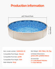 VEVOR Round Pool Liner 33ft Unibead Style Pool Liner 52in Wall Height