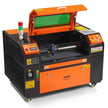 VEVOR 50W CO2 Laser Engraver, 12 x 20 in, 19.7 IPS Laser Cutter Machine with 2-Way Pass Air Assist, Compatible with LightBurn, CorelDRAW, AutoCAD, Windows, Mac OS, Linux, for Wood Acrylic Fabric More