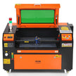 VEVOR 60W CO2 Laser Engraver, 16 x 24 in, 19.7 IPS Laser Cutter Machine with 2-Way Pass Air Assist, Compatible with LightBurn, CorelDRAW, AutoCAD, Windows, Mac OS, Linux, for Wood Acrylic Fabric More