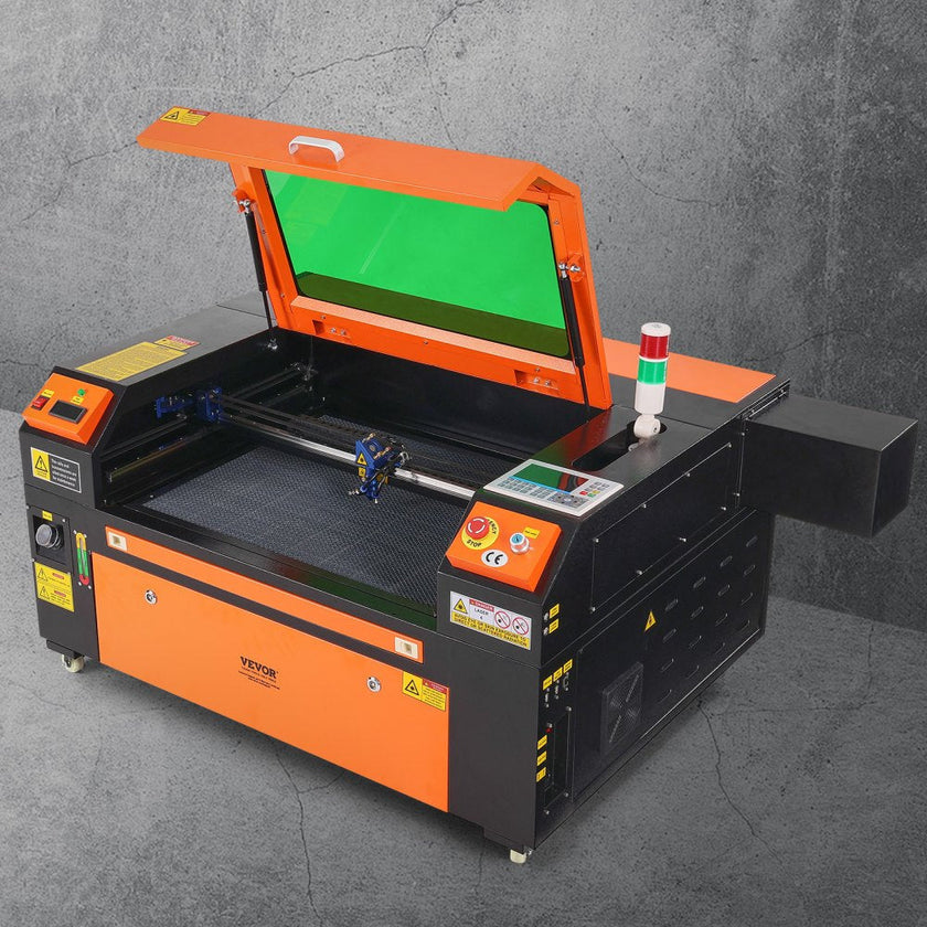 VEVOR 80W CO2 Laser Engraver, 20 x 28 in, 19.7 IPS Laser Cutter Machine with 2-Way Pass Air Assist, Compatible with LightBurn, CorelDRAW, AutoCAD, Windows, Mac OS, Linux, for Wood Acrylic Fabric More