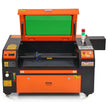 VEVOR 80W CO2 Laser Engraver, 20 x 28 in, 19.7 IPS Laser Cutter Machine with 2-Way Pass Air Assist, Compatible with LightBurn, CorelDRAW, AutoCAD, Windows, Mac OS, Linux, for Wood Acrylic Fabric More