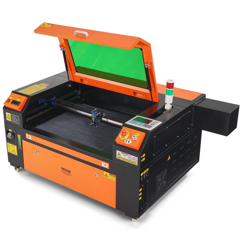 VEVOR 80W CO2 Laser Engraver, 20 x 28 in, 19.7 IPS Laser Cutter Machine with 2-Way Pass Air Assist, Compatible with LightBurn, CorelDRAW, AutoCAD, Windows, Mac OS, Linux, for Wood Acrylic Fabric More