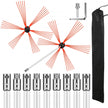 Chimney Brush Chimney Sweep Kit 33FT Sweeping Cleaning Tool 10 Rods+Extra Head