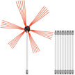29.5FT Chimney Cleaner Sweep Kit Cleaning System Rotary Brush Rod Fireplace 9m