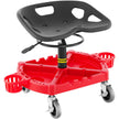 VEVOR Rolling Garage Stool, 300LBS Capacity, Adjustable Height from 18 in to 23 in, 360-degree Swivel Wheels (4