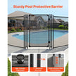 Pool Fence Gate 4 ft x 2.5 ft – Lockable Safety Gate for Inground Pools, Heavy-Duty Mesh & Aluminum Frame