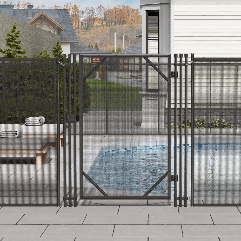 VEVOR Pool Fence Gate 4 x 2.5 FT Removable Inground Pool Gate for Kids Security