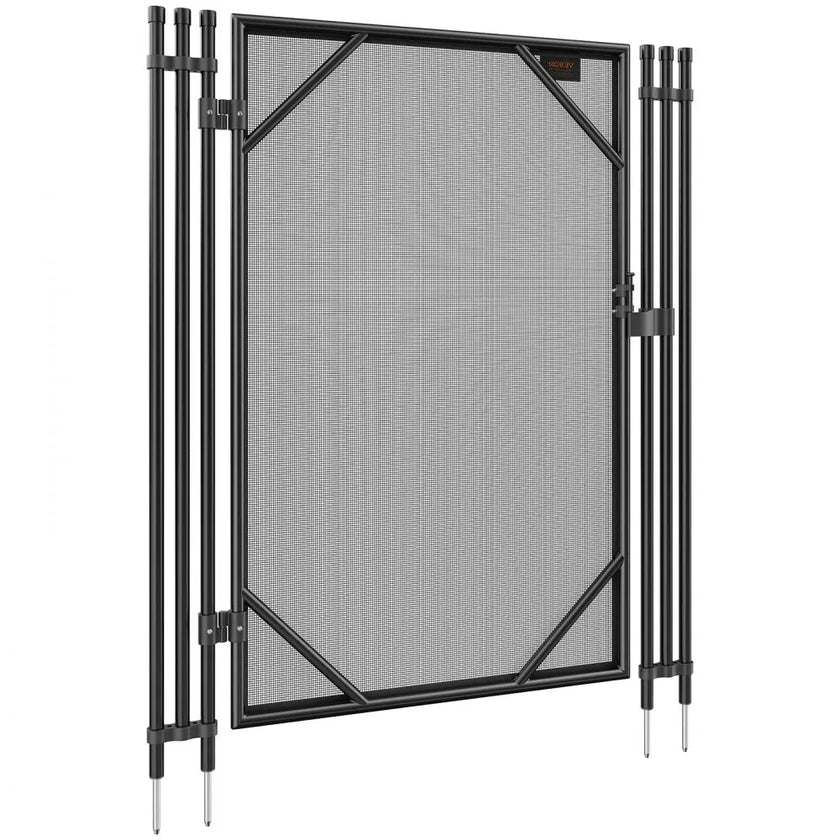 VEVOR Pool Fence Gate 4 x 2.5 FT Removable Inground Pool Gate for Kids Security