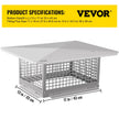 Vevor Chimney Cap Flue Caps 13