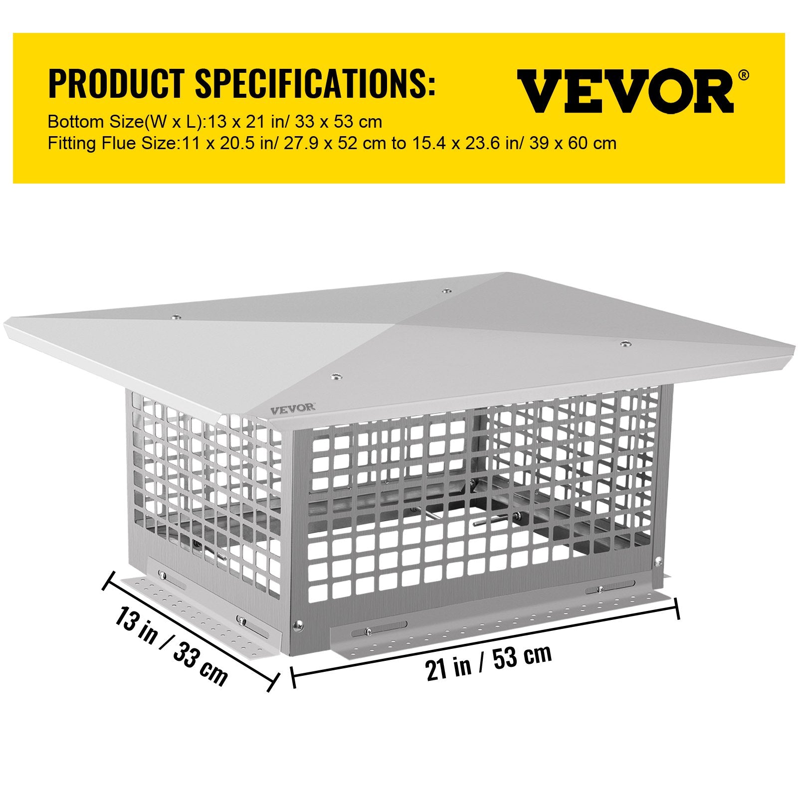 VEVOR Chimney Cap, 13