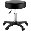 VEVOR Rolling Stools with Wheels, 400 LBS Weight Capacity Adjustable Height Stool with Ultra-Thick Seat Cushion, Swivel Stools Chair for Salon, Bar, Home, Office, Tatoo, Medical, Massage, Black