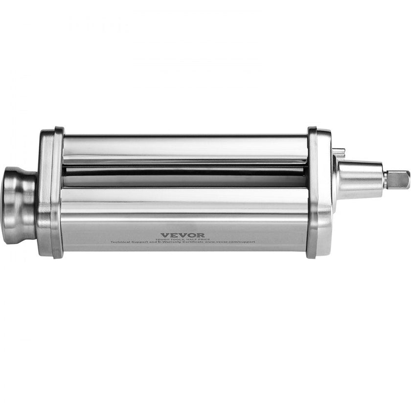 VEVOR Pasta Attachment for KitchenAid Stand Mixer, Stainless Steel Pasta Sheet Roller Attachment, Pasta Maker Machine Accessory with 8 Adjustable Thickness Knob, KitchenAid Pasta Attachment by VEVOR