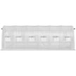 VEVOR Walk-in Tunnel Greenhouse, 20 x 10 x 7 ft Portable Plant Hot House w/ Galvanized Steel Hoops, 3 Top Beams, 4 Diagonal Poles, 2 Zippered Doors & 12 Roll-up Windows, White