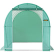 VEVOR Walk-in Tunnel Greenhouse Galvanized Frame & Waterproof Cover 15x7x7 ft