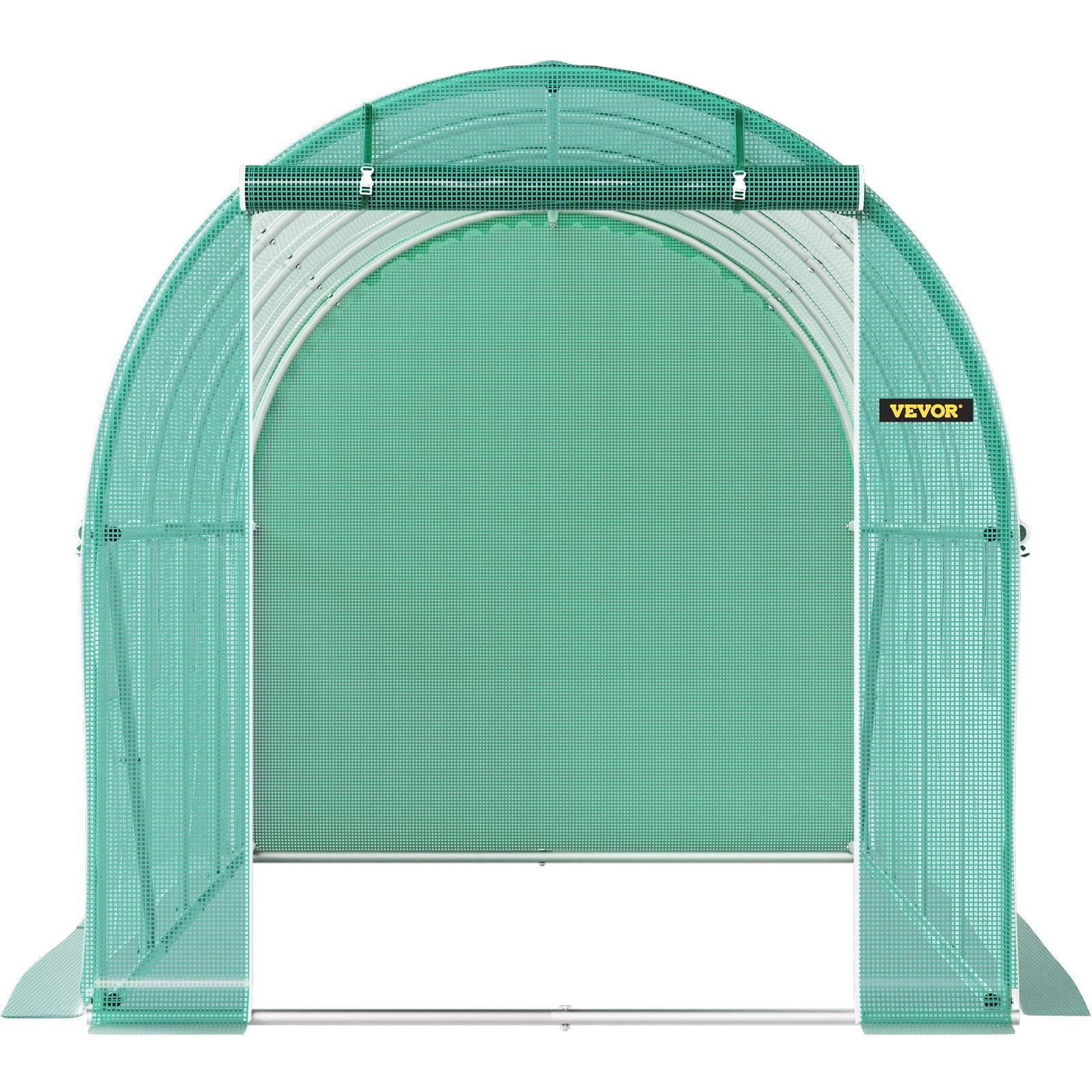 VEVOR Walk-in Tunnel Greenhouse Galvanized Frame & Waterproof Cover 15x7x7 ft