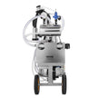 VEVOR Electric Cow Milking Machine, 6.6 Gal / 25 L 304 Stainless Steel Bucket, Automatic Pulsation Vacuum Milker, Portable Milker with Food-grade Silicone Cups and Tubes, Adjustable Pressure