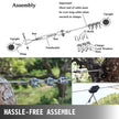 Vevor 100ft Zip Line Kit Trolley Slackers Zip Lines For Backyard Entertainment
