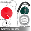 Vevor 100ft Zip Line Kit Trolley Slackers Zip Lines For Backyard Entertainment