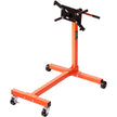 VEVOR Engine Stand, 750LBS Rotating Engine Stand with 360 Degree Adjustable Head, H-shaped Steel Engine Block Stand, 4-Caster, 4 Adjustable Arms, for Vehicle Maintenance