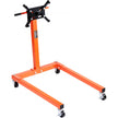 VEVOR Engine Stand, 1300LBS Rotating Engine Stand with 360 Degree Adjustable Head, Steel Engine Block Stand with Tray, 4-Caster, 4 Adjustable Arms, for Vehicle Maintenance