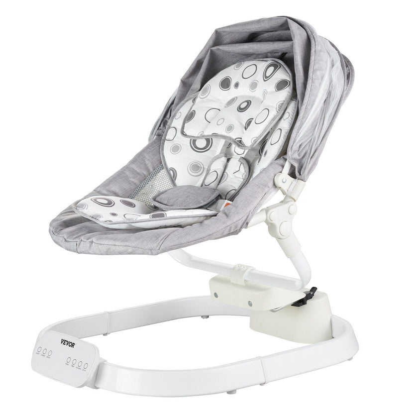 VEVOR Baby Swing for Infants 3 Speeds 3 Seat Positions Remote Control Bluetooth