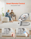 VEVOR Baby Swing for Infants 5 Speeds Remote Control Bluetooth Lullabies Cushion