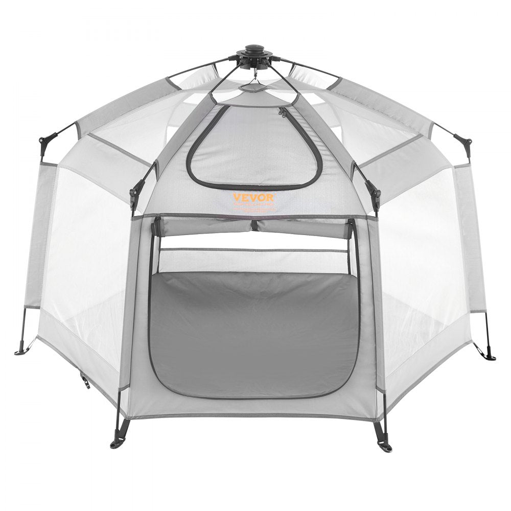 VEVOR Baby Playpen with Canopy, 59.8