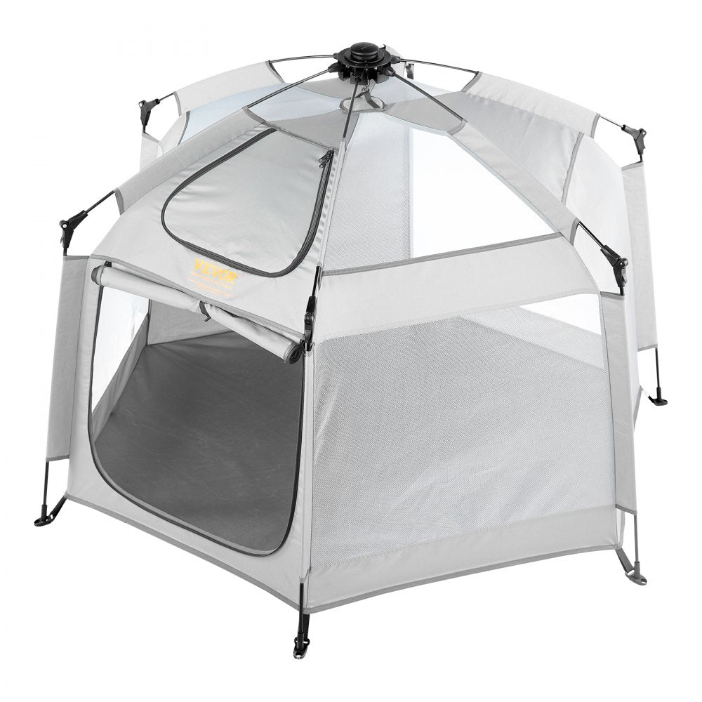VEVOR Baby Playpen with Canopy, 59.8