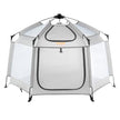 VEVOR Baby Playpen with Canopy, 59.8