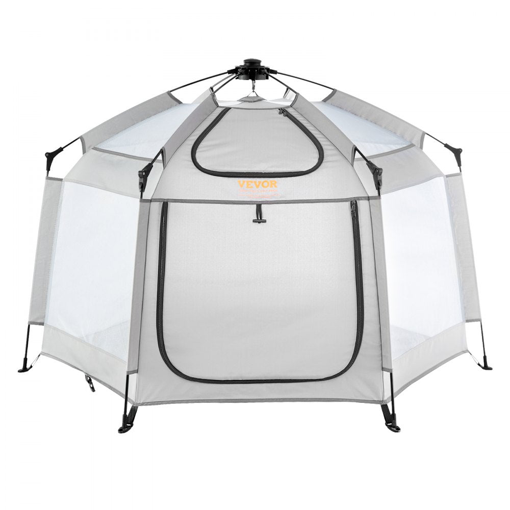 VEVOR Baby Playpen with Canopy, 59.8