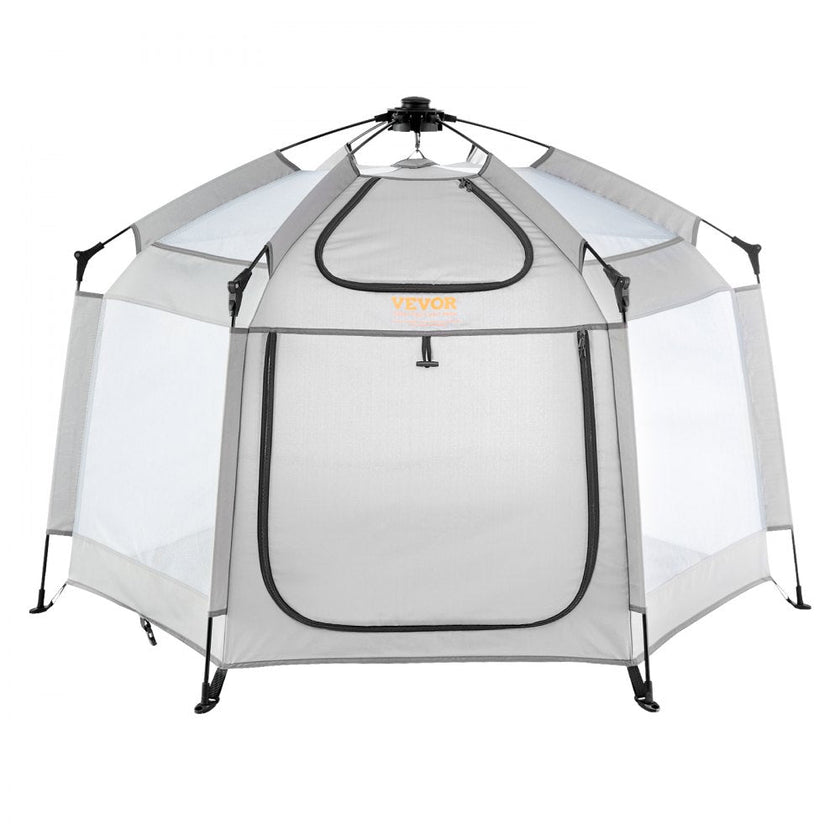 VEVOR Baby Playpen with Canopy, 59.8