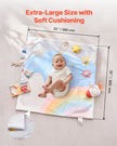VEVOR Baby Play Gym Mat Tummy Time Activity Mat with 6 Sensory Toy 35.0