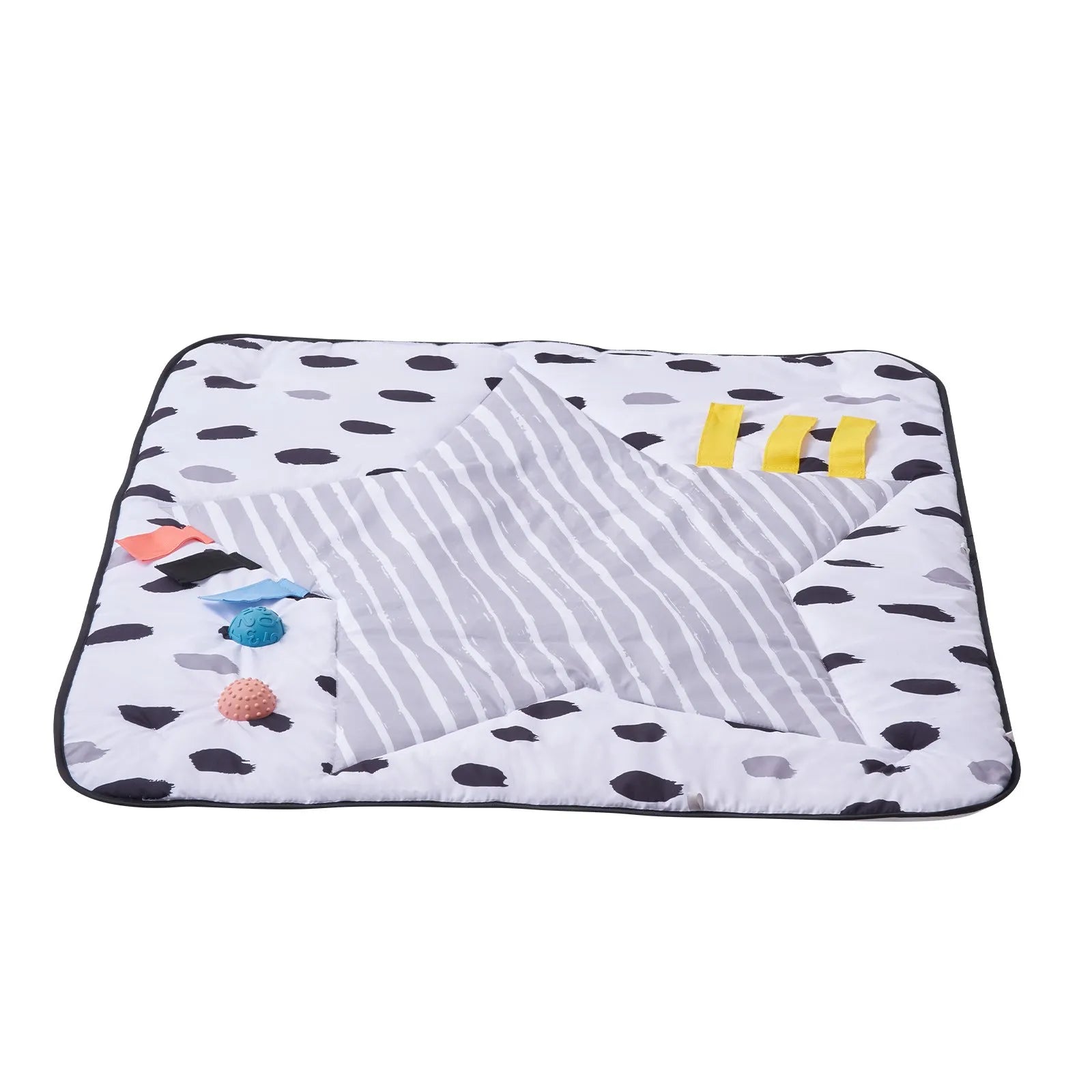 VEVOR Baby Play Gym Mat Tummy Time Activity Mat with 6 Sensory Toy 34.4