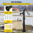 VEVOR Hand Water Pump w/ Stand, 15.7 x 9.4 x 53.1 inch Pitcher Pump & 26 inch Pump Stand w/ Pre-set 1/2