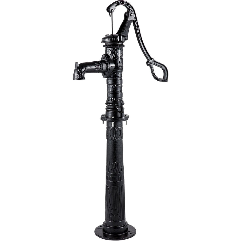 VEVOR Hand Water Pump w/ Stand, 15.7 x 9.4 x 53.1 inch Pitcher Pump & 26 inch Pump Stand w/ Pre-set 1/2